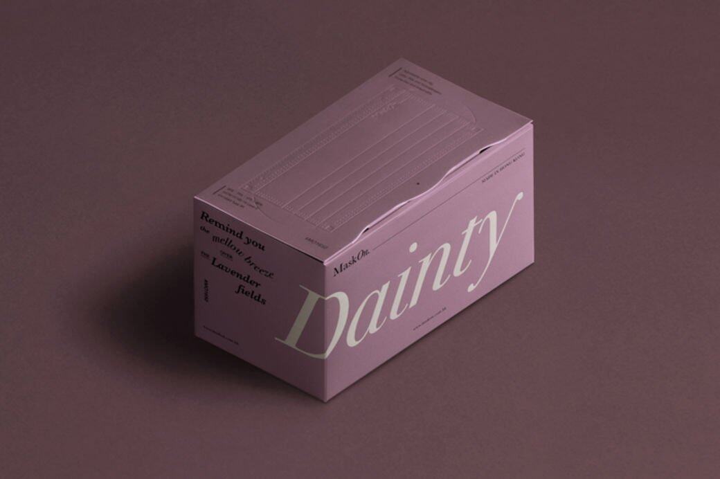 普羅旺斯紫「Dainty」是帶點灰調子的淡紫色,不像一般粉紫色口罩易顯面色黃 普羅旺斯紫「Dainty」是帶點灰調子的淡紫色,不像一般粉紫色口罩易顯面色黃