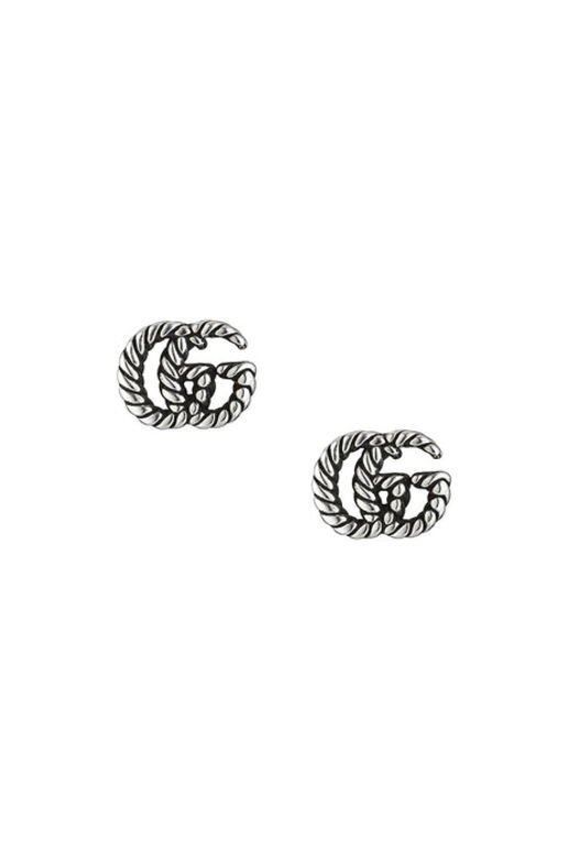 小資女最愛的Gucci GG Marmont logo耳環,銀色紐花設計古典耐看,是百搭的日常耳環 小資女最愛的Gucci GG Marmont logo耳環,銀色紐花設計古典耐看,是百搭的日常耳環