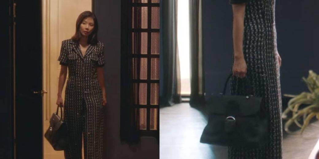 第三集裡,李寶英在家中和老公韓知龍為了兒子激烈爭執,當時她身穿黑 第三集裡,李寶英在家中和老公韓知龍為了兒子激烈爭執,當時她身穿黑