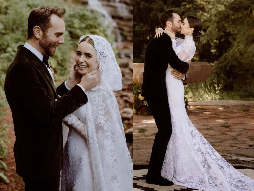 《Emily in Paris》Lily Collins結婚告白超感人!絕美復古婚紗來自Ralph Lauren、婚禮造型細節全公開 《Emily in Paris》Lily Collins結婚告白超感人!絕美復古婚紗來自Ralph Lauren、婚禮造型細節全公開