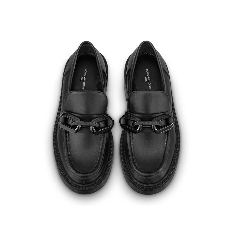 Louis Vuitton黑色Academy鞋