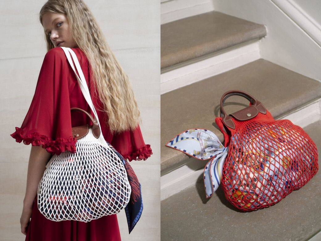 Longchamp x Filt法式網袋是今夏最吸睛tote bag！強強聯手營造慵懒法式風情