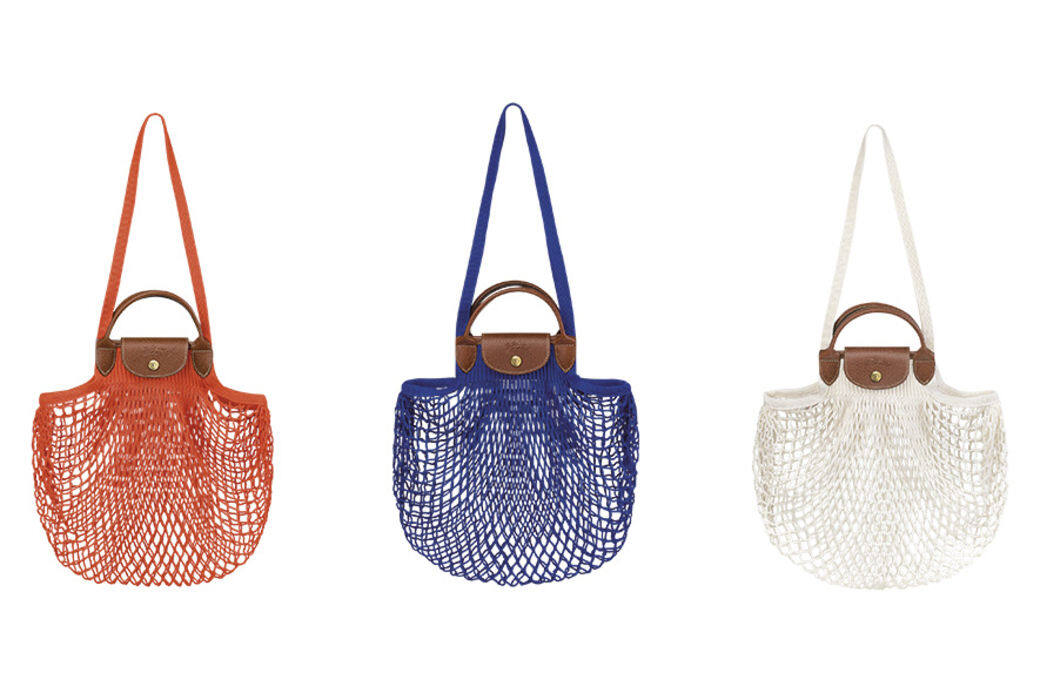 Longchamp x Filt網袋於法國製造，共有六種顏色可供選擇！