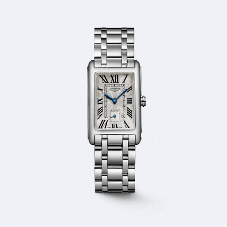 相比起鱷魚皮錶帶，不少女士更愛堅固耐用的精鋼錶帶。（$10,900）
