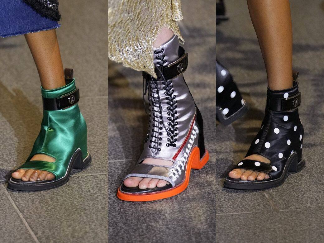Louis Vuitton 2022春夏時裝展亮點：露趾靴款