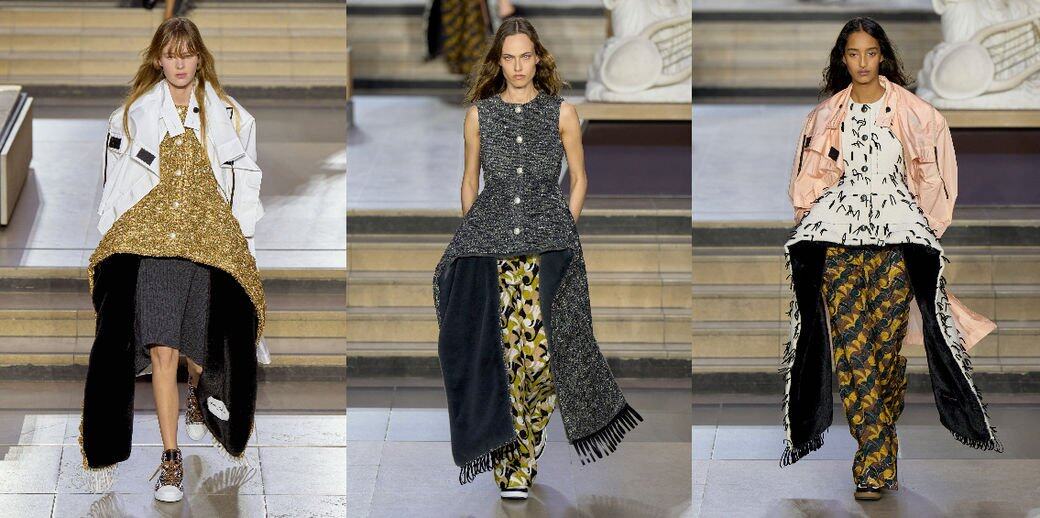 Louis Vuitton2022秋冬時裝騷重點：上衣結合裙款的設計