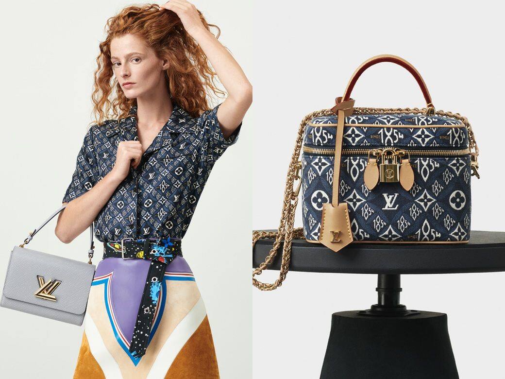 清新休閒感!2021初春Louis Vuitton Since 1854藍色提花布限量系列好吸引 清新休閒感!2021初春Louis Vuitton Since 1854藍色提花布限量系列好吸引