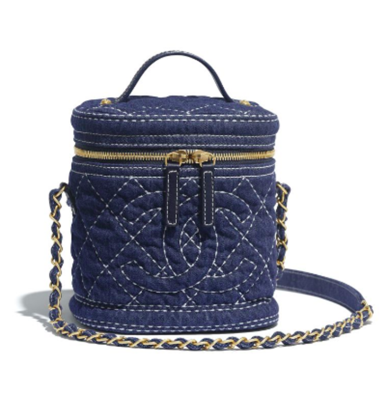 CHANEL 牛仔布化妝包 CHANEL 牛仔布化妝包