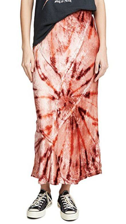 Free People紅色紮染半截裙@shopbop $497.06 Free People紅色紮染半截裙@shopbop $497.06