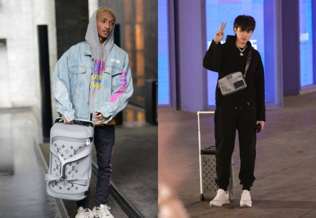 左至右:Jaden Smit吳亦凡旅行時也帶它! 左至右:Jaden Smit吳亦凡旅行時也帶它!