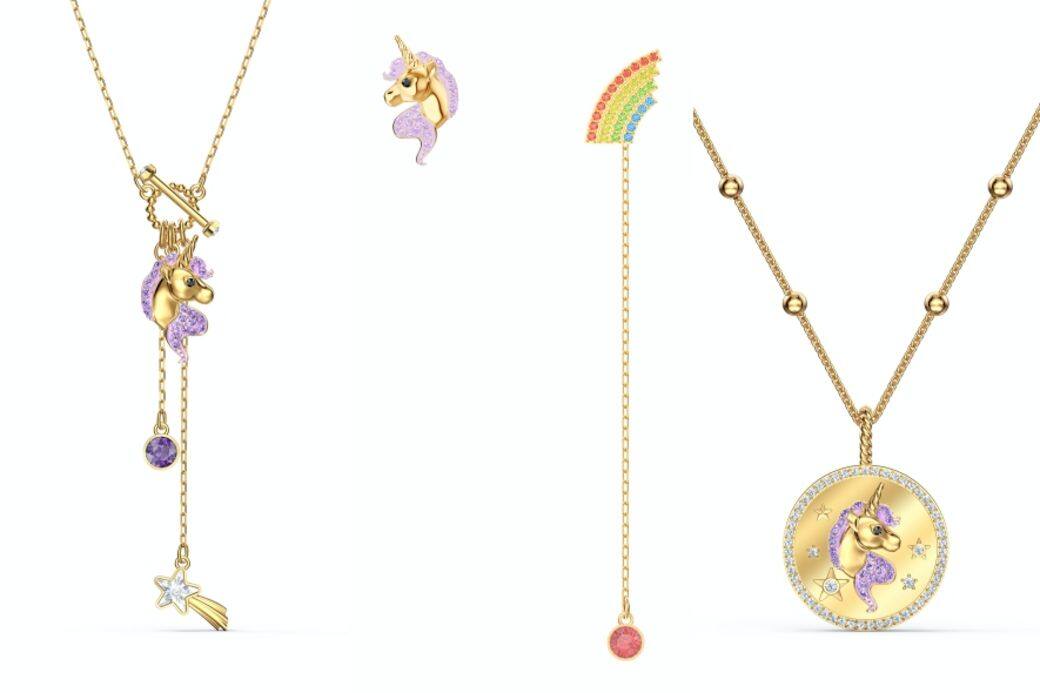 可愛的獨角獸造型首飾與Jeremy非常合襯!(由左至右)Swarovski Out of this World Unicorn Y形項鏈 可愛的獨角獸造型首飾與Jeremy非常合襯!(由左至右)Swarovski Out of this World Unicorn Y形項鏈