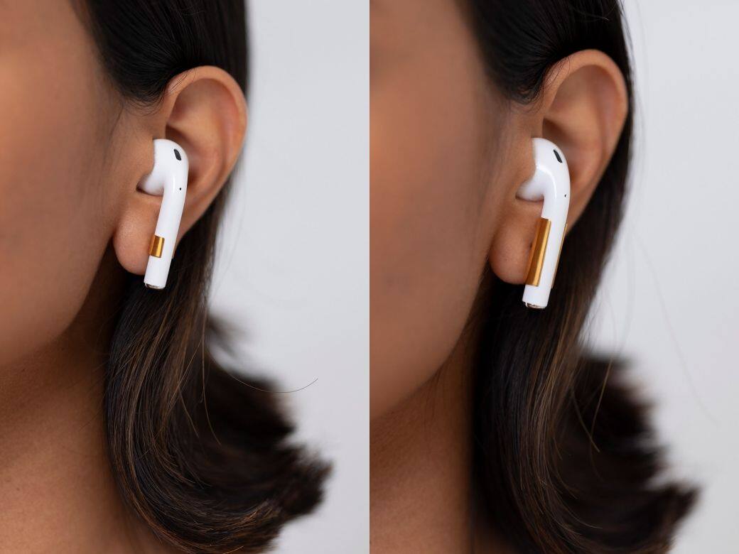 「如果耳機不慎滑出耳朵，因耳機已被固定於耳環上，更可以防止耳機掉到