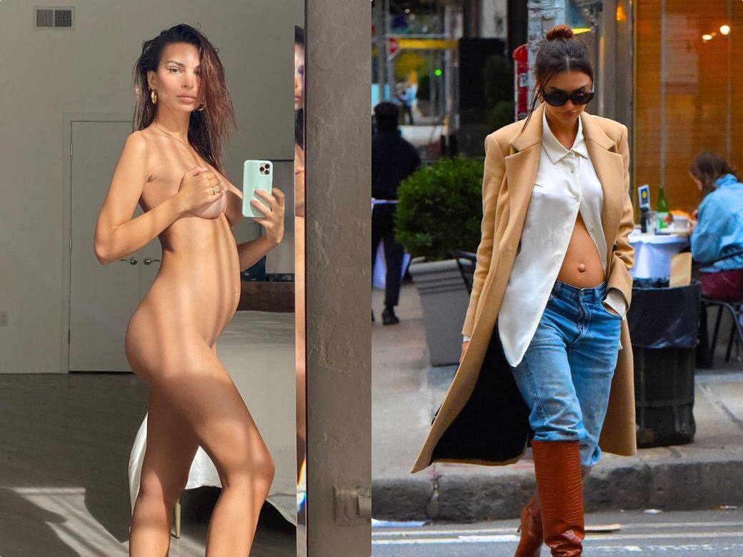 懷孕也要繼續露!解構Emily Ratajkowski的性感孕婦裝 懷孕也要繼續露!解構Emily Ratajkowski的性感孕婦裝