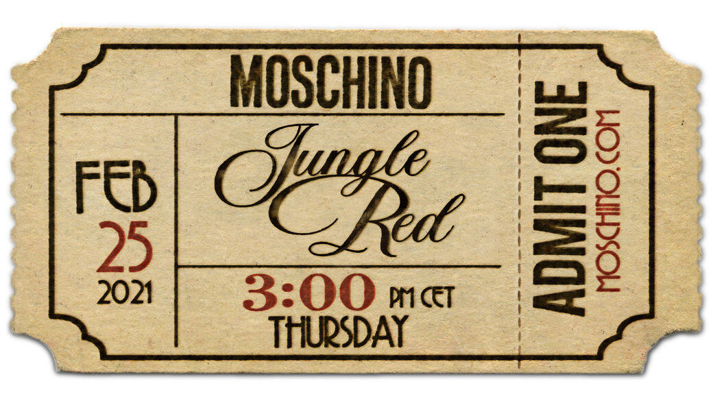 Moschino FW21製時裝系列網上直播 Moschino FW21製時裝系列網上直播