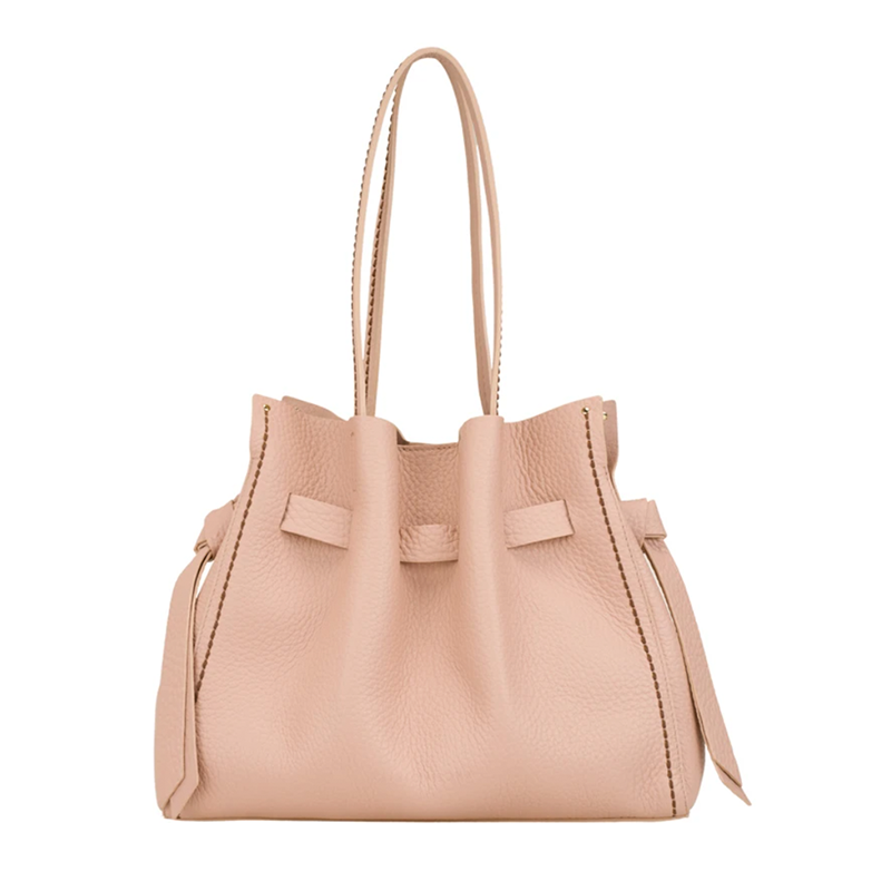 粉紅色皮革tote bag 粉紅色皮革tote bag