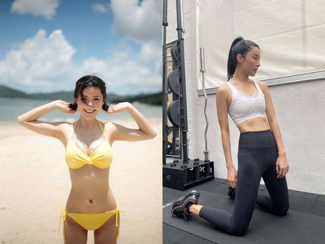 事實上,Shirley的身段是女生羨慕的細骨架,纖細窈窕又有線條,因此穿起比堅 事實上,Shirley的身段是女生羨慕的細骨架,纖細窈窕又有線條,因此穿起比堅