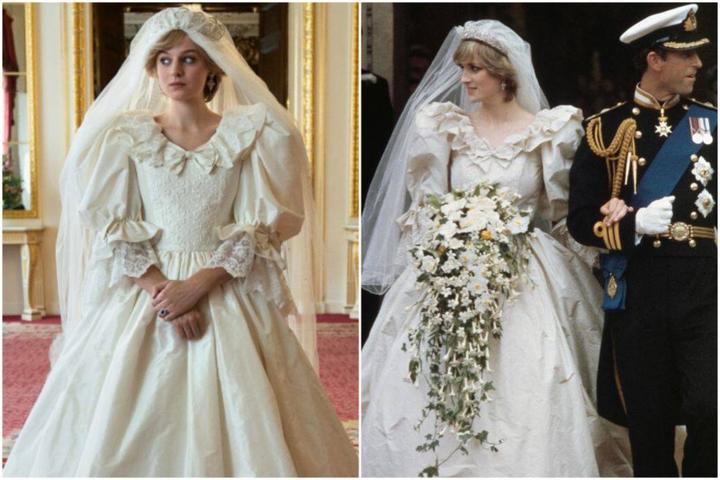 說到還原度，最不能夠失手的絕對就是戴妃這件傳奇婚紗，由David、Elizabeth Emanuel夫婦