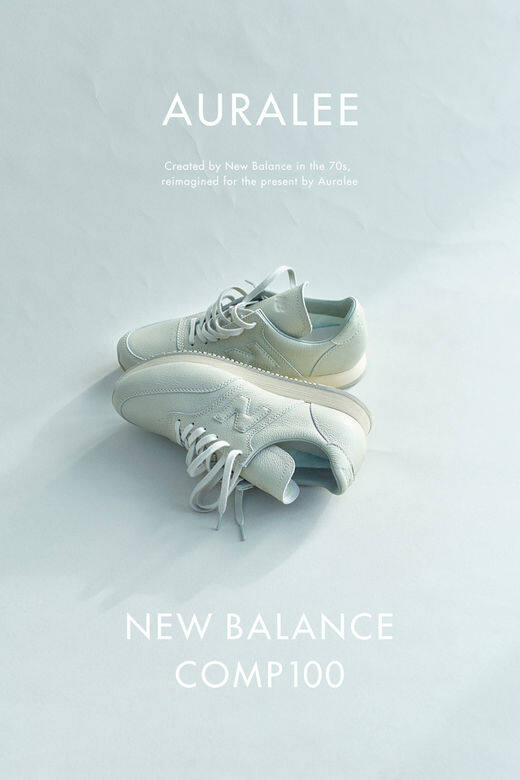 波鞋設計以New Balance命名為「COMP100」款式作為藍本,「COMP100」本於42年前問世,是品牌 波鞋設計以New Balance命名為「COMP100」款式作為藍本,「COMP100」本於42年前問世,是品牌
