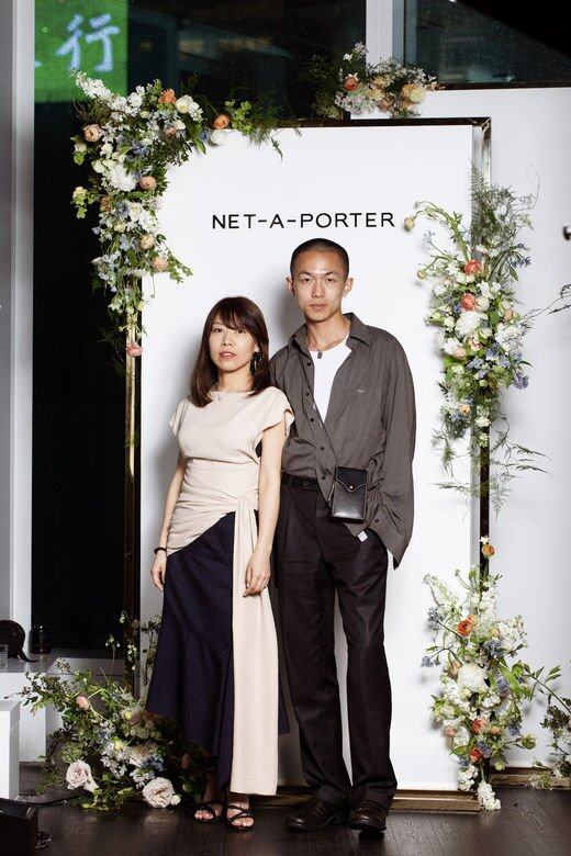 Angela Wang 與Daniel Li應Net-a-porter邀請與傳媒見面。