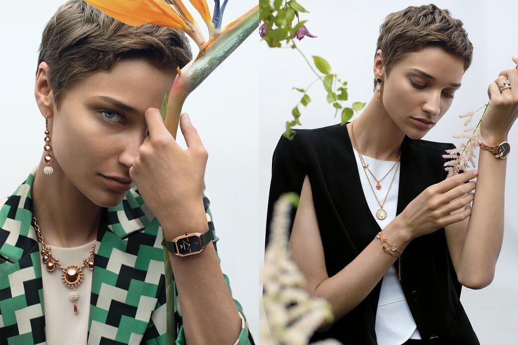 Emporio Armani 2018年秋季推出多款優雅嫵媚而別具風格的女裝腕錶。