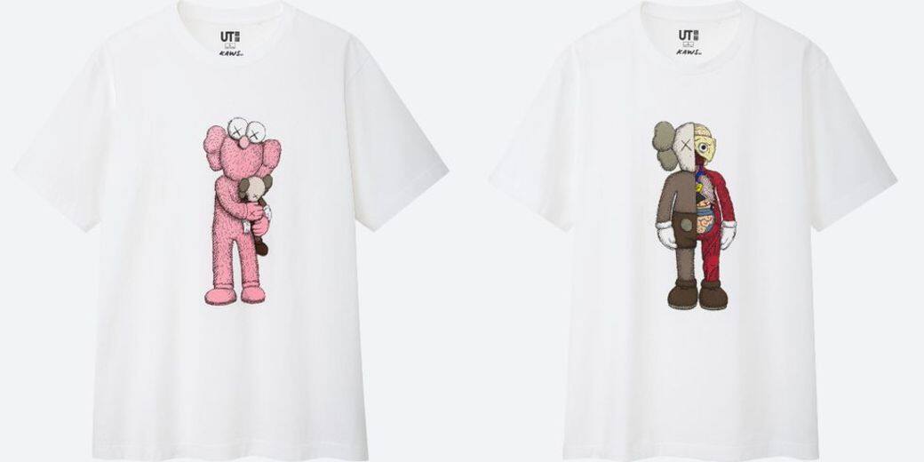 UT x KAWS系列T-shirt，＄99