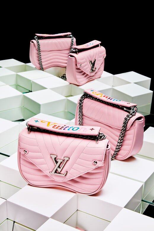 New Wave粉紅色鏈帶手袋 Louis Vuitton