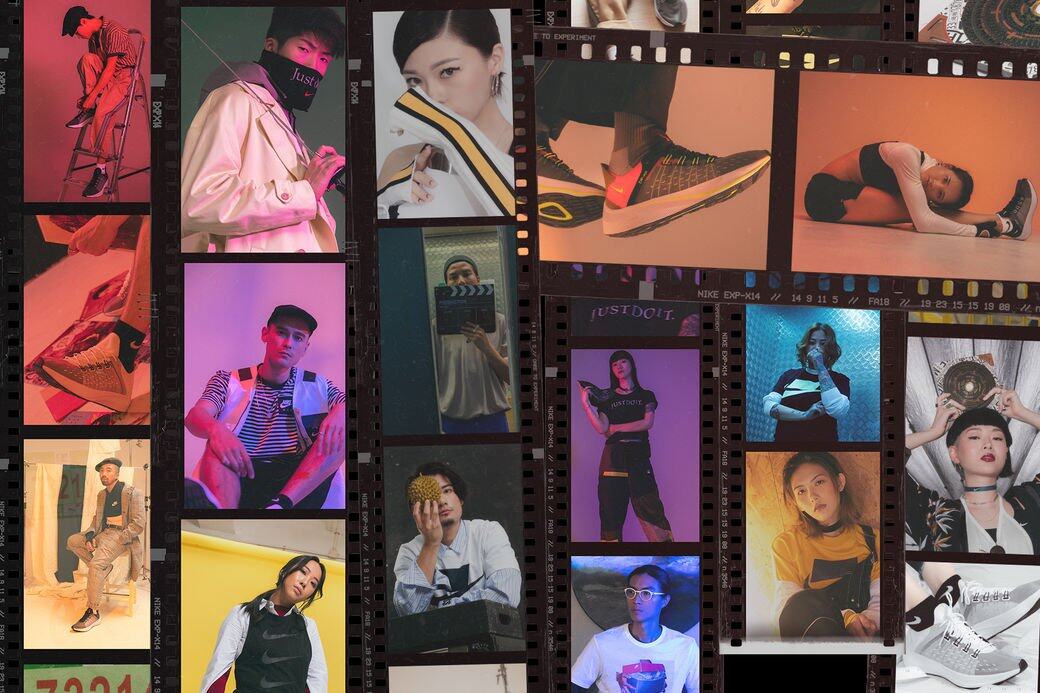 Nike《Dare To Experiment》企劃邀請14位的本地力量穿上最新EXP-X14鞋款拍攝造型照。 Nike《Dare To Experiment》企劃邀請14位的本地力量穿上最新EXP-X14鞋款拍攝造型照。