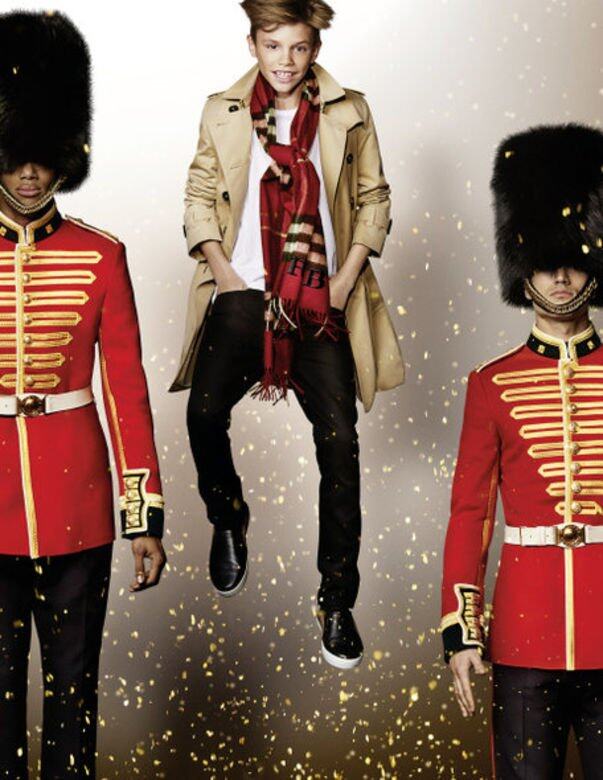 Burberry, Remeo Beckham, Beckham, 時裝, Fashion, X’mas, 聖誕 Burberry, Remeo Beckham, Beckham, 時裝, Fashion, X’mas, 聖誕