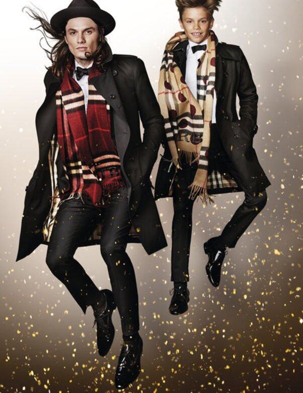 Burberry, Remeo Beckham, Beckham, 時裝, Fashion, X’mas, 聖誕 Burberry, Remeo Beckham, Beckham, 時裝, Fashion, X’mas, 聖誕