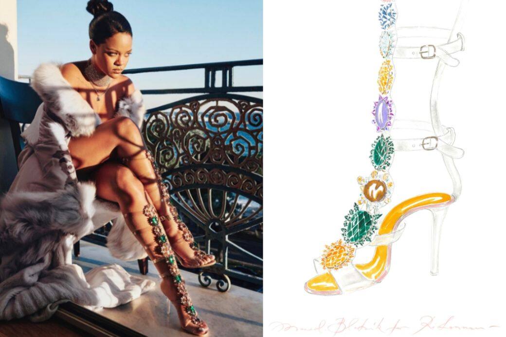 Rihanna, Manolo Blahnik, So Stoned,高跟鞋 Rihanna, Manolo Blahnik, So Stoned,高跟鞋