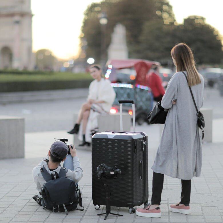 拖得順亦是Laurinda愛上全新POLYGON行李箱的原因，行李箱採用Hinomoto Japan靈活自如的雙