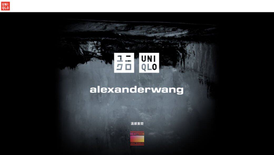 而Uniqlo官網也換成了令人期待的畫面，粉絲們可不時到此網瀏覽Uniqlo x Alexander Wang