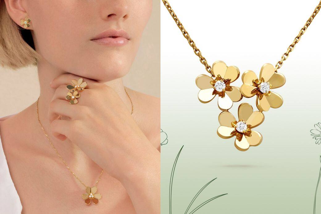 Van Cleef & Arpels, Frivole, 珠寶首飾, 花卉圖案 Van Cleef & Arpels, Frivole, 珠寶首飾, 花卉圖案