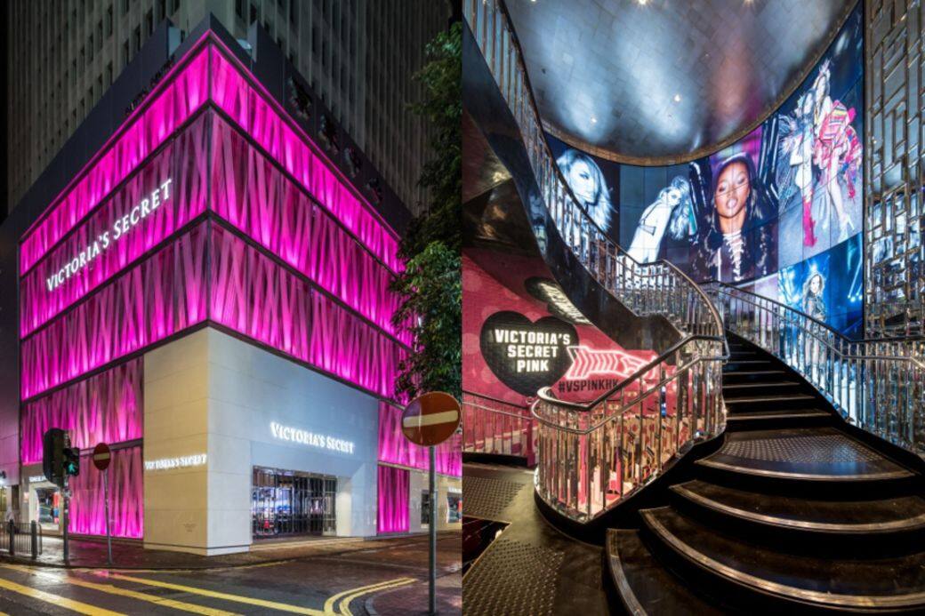 Victoria's Secret香港旗艦店:店鋪設計 Victoria's Secret香港旗艦店:店鋪設計