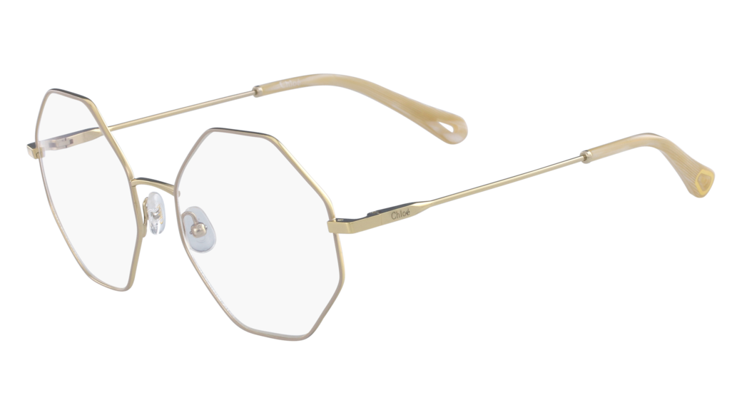 八角形光學眼鏡鏡框以金屬製造，配合靈活的鉸位設計及色調和諧的鏡