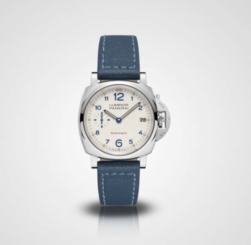 若果嫌45mm太大,這枚Luminor Due 3 days automatic腕錶直徑只有38mm,適合女士們配戴。象 若果嫌45mm太大,這枚Luminor Due 3 days automatic腕錶直徑只有38mm,適合女士們配戴。象