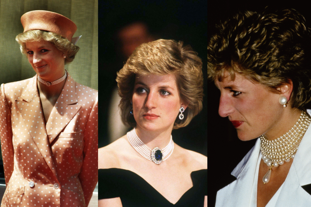 其實，戴安娜王妃的珍珠配飾非常多，在與查爾斯度蜜月的時候，她還佩戴