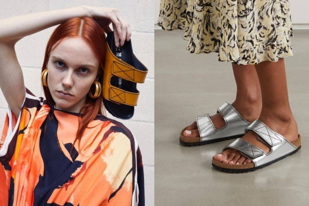 Proenza Schouler X Birkenstock Arizona尚有橙黃、黑和銀色。 Proenza Schouler X Birkenstock Arizona尚有橙黃、黑和銀色。