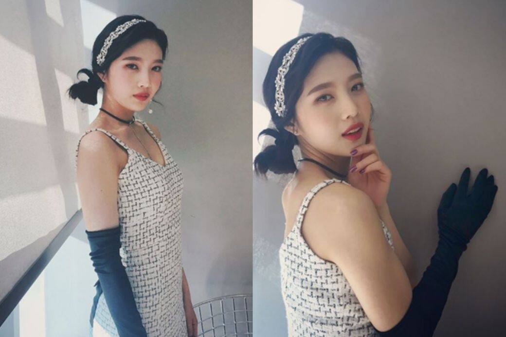 Joy穿上古典造型,優雅得來不失少女的清純甜美敢,轉過正面,原來是性感 Joy穿上古典造型,優雅得來不失少女的清純甜美敢,轉過正面,原來是性感