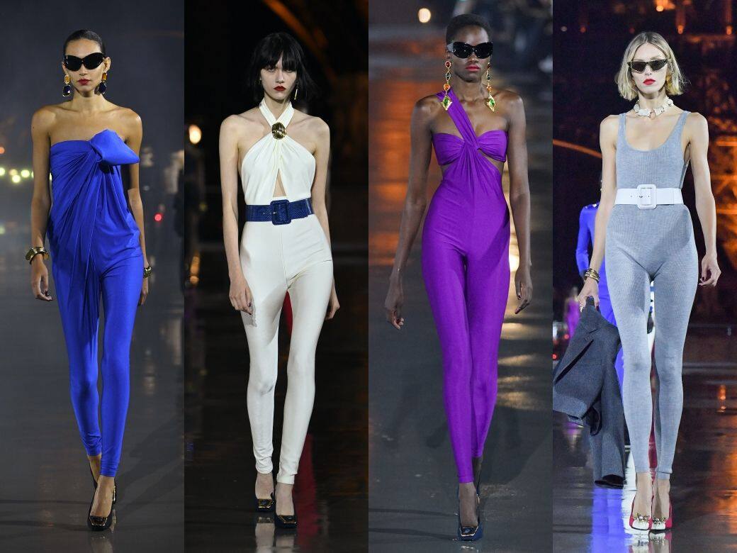 Saint Laurent 2022春夏時裝展焦點:貼身誘惑 Saint Laurent 2022春夏時裝展焦點:貼身誘惑