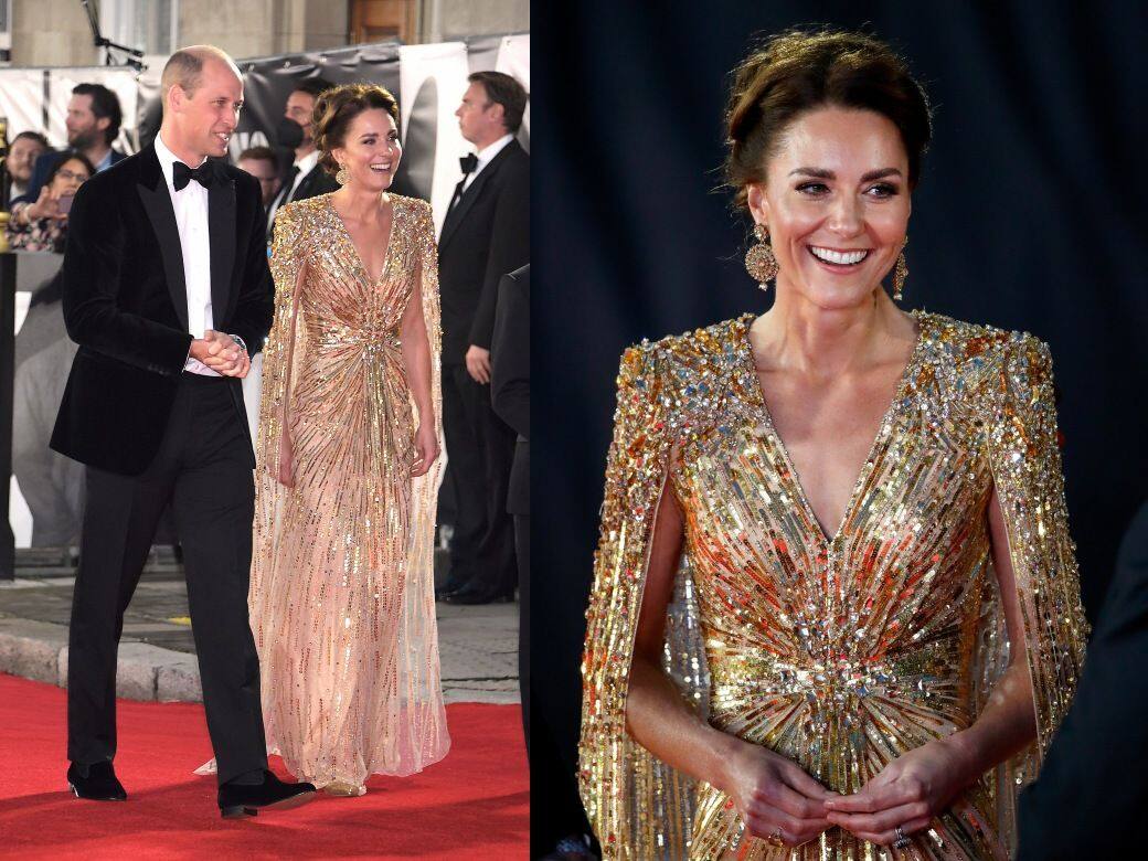 凱特金光閃閃晚禮服女神駕臨《007:生死有時》首映禮與Daniel Craig親切對話! 凱特金光閃閃晚禮服女神駕臨《007:生死有時》首映禮與Daniel Craig親切對話!