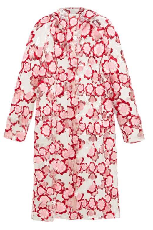 4 Moncler Simone Rocha繡花PVC雨衣£1860（約港幣18,600）