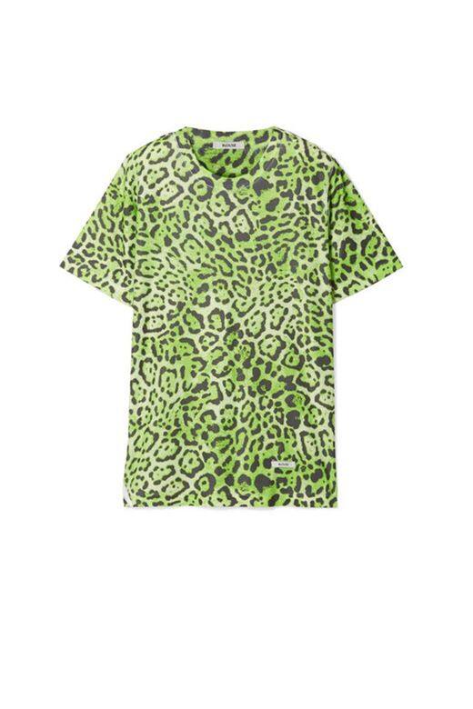 Blouse螢光綠豹紋tshirt- £39 (約港幣$390)