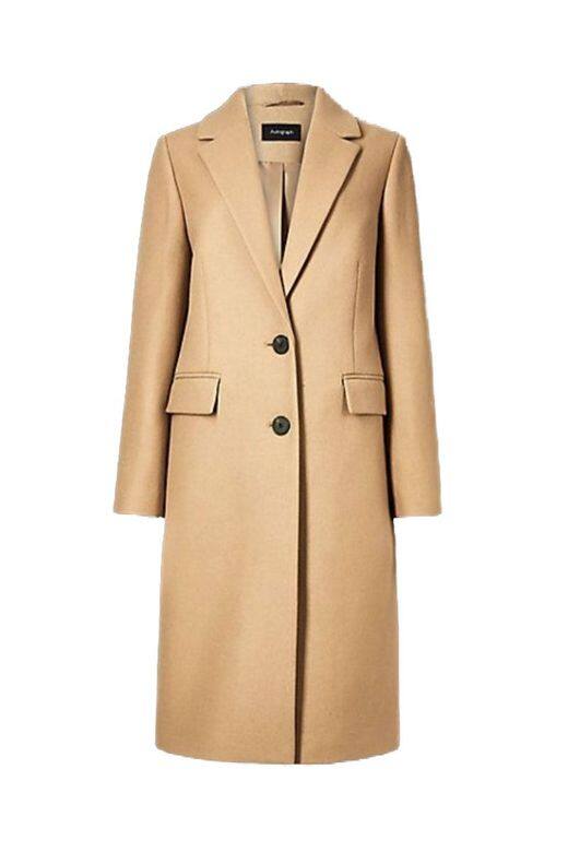 M&SAutograph pale single breasted camel coat - £149（約港幣$1,490）