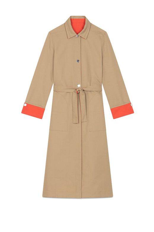 MajeReversible two-tone trench coat - £210(約港幣$2,100) MajeReversible two-tone trench coat - £210(約港幣$2,100)