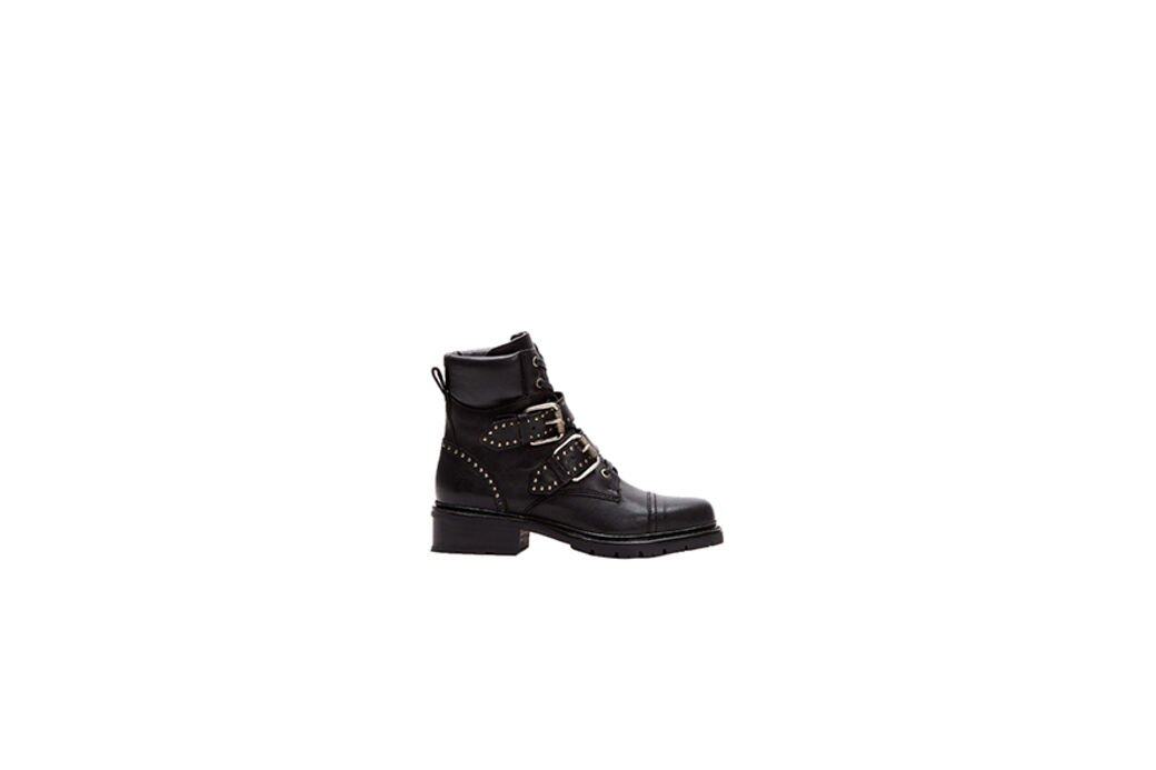Frye US$428 HKD~3339.32雙扣登山靴鉚釘和皮扣的行山靴有夠型格。