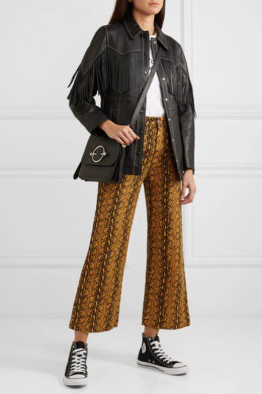流蘇皮褸 $4,900 @ Ganni, available at Net-A-Porter.com 流蘇皮褸 $4,900 @ Ganni, available at Net-A-Porter.com