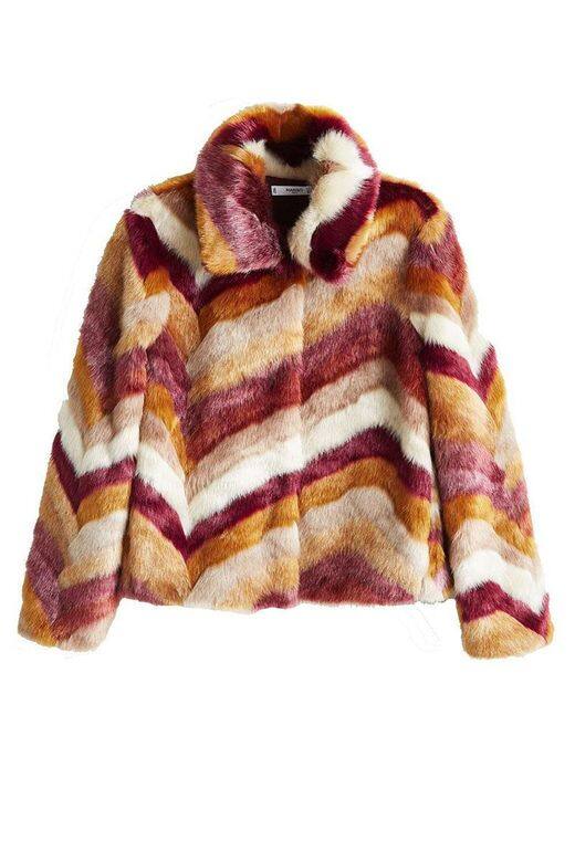 Faux Fur毛毛褸精選 7. 斜紋毛毛褸 @ Mango $803.9 Faux Fur毛毛褸精選 7. 斜紋毛毛褸 @ Mango $803.9