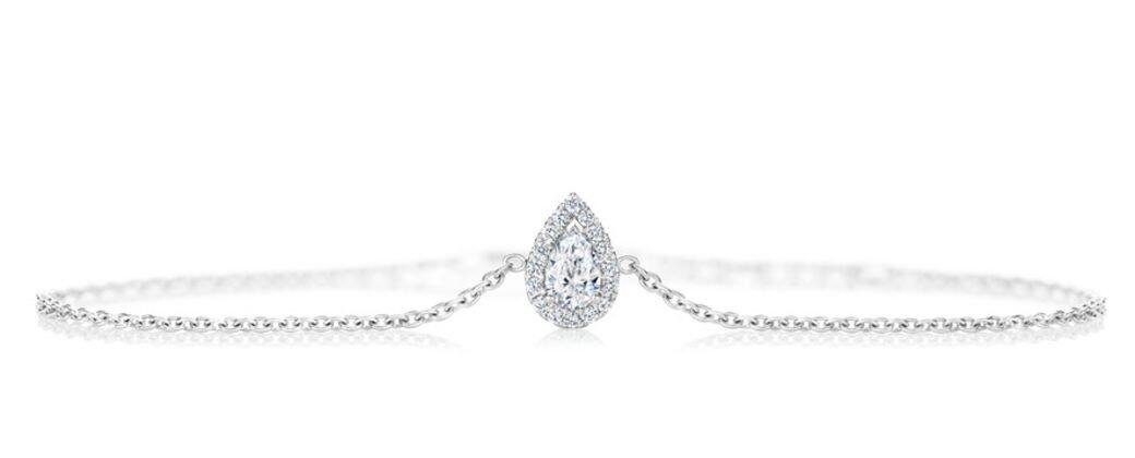 My First De Beers 梨形鑽石白金手鏈 $20,500 My First De Beers 梨形鑽石白金手鏈 $20,500
