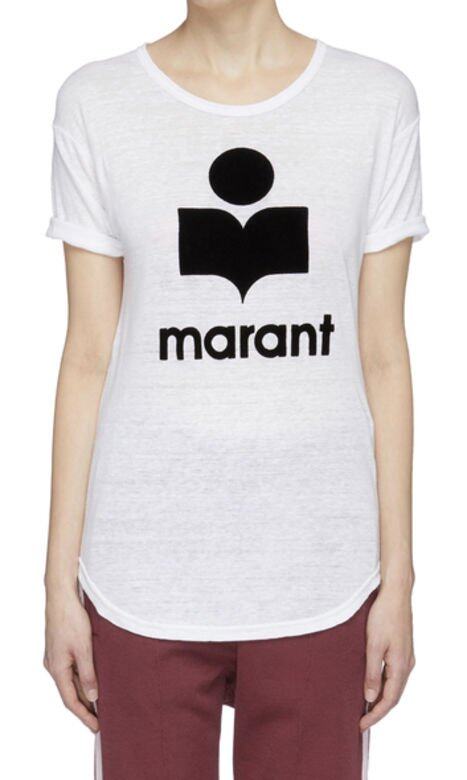 法牌Isabel Marant Etoile將logo印在T恤上,即時令T恤升價不少,不過logo還是潮流元素 法牌Isabel Marant Etoile將logo印在T恤上,即時令T恤升價不少,不過logo還是潮流元素